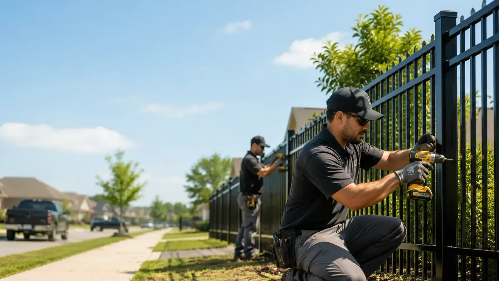Metal Fence Installation in Montvale, VA